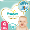 Pampers Premium Care Πάνα Μέγεθος 4 (9kg-14kg) 52 Πάνες