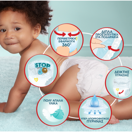 Pampers Premium Care Pants Πάνα Βρακάκι Μέγεθος 5 (12kg-17kg) 34 Πάνες βρακάκι