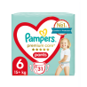 Pampers Premium Care Pants Πάνα-Βρακάκι Μέγεθος 6 (15kg+) 31 Πάνες-βρακάκι