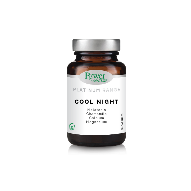 Power Health Cool Night συνεργιστικής δράσης με 1mg μελατονίνης 30 Κάψουλες