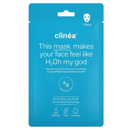 Clinea Moisturizing Biocellulose Face Mask 1τμχ