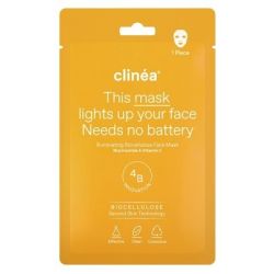 Clinea Illuminating Biocellulose Face Mask 1τμχ