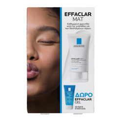 La Roche-Posay Promo Effaclar Mat Ενυδατική Σμηγματορρυθμιστική Φροντίδα 40ml & Δώρο Effaclar Gel Τζελ Καθαρισμού Προσώπου 50ml