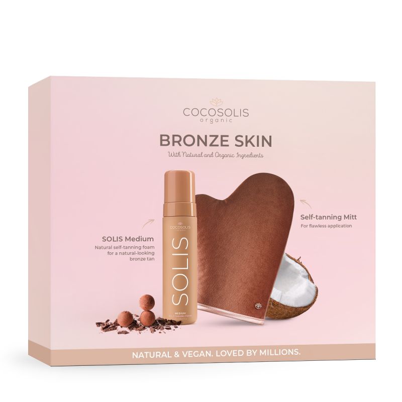 Cocosolis Bronze Skin (Solis Medium Foam 200ml + Self-tanning Mitt)