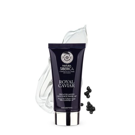 Natura Siberica Royal Caviar Cryo Mask -50° με φυτικό κολλαγόνο για Ελαστικότητα & Λάμψη 75ml