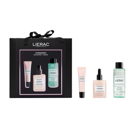 Lierac Εορταστικό Set Hydragenist Serum 30ml + Κρέμα Ματιών 15ml + Ντεμακιγιάζ Ματιών 100ml