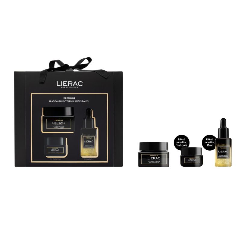 Lierac Εορταστικό Set Premium Creme Soyeuse 50ml + Premium Serum 13ml + Κρέμα Ματιών 4x1ml