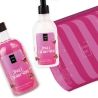 Lavish Care Jingle Cherry Rum Christmas Set Bath & Shower Gel 500ml+ Glitter Body Lotion 300ml