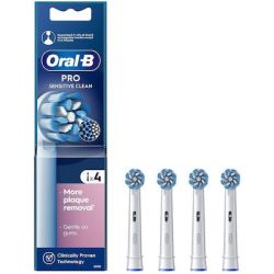 Oral-B Pro Sensitive Clean Ανταλλακτικές Κεφαλές για Ηλεκτρική Οδοντόβουρτσα 4τμχ