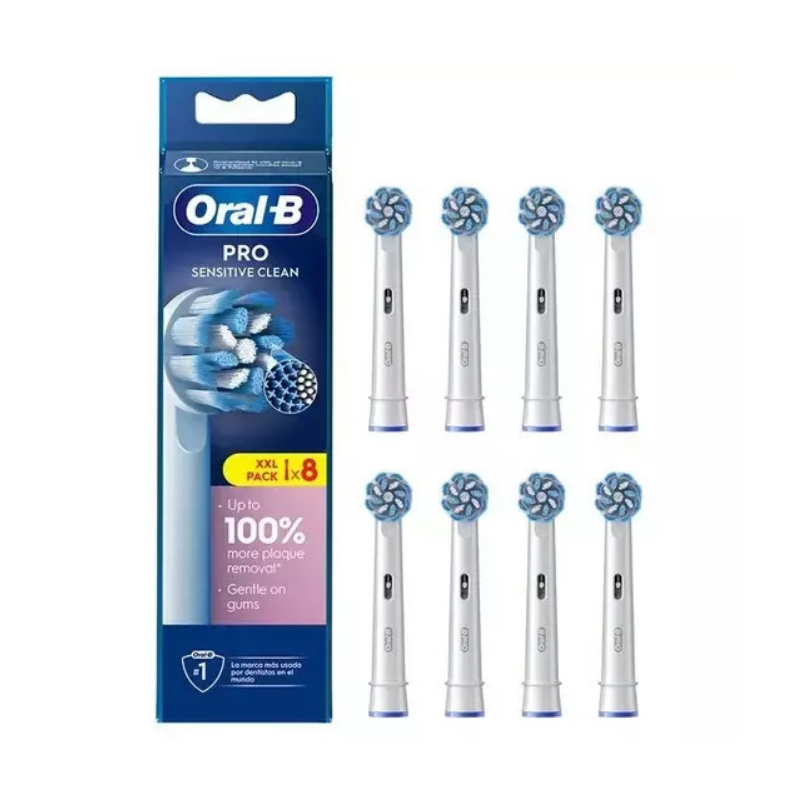 Oral-B Pro Sensitive Clean Ανταλλακτικές Κεφαλές για Ηλεκτρική Οδοντόβουρτσα 8τμχ