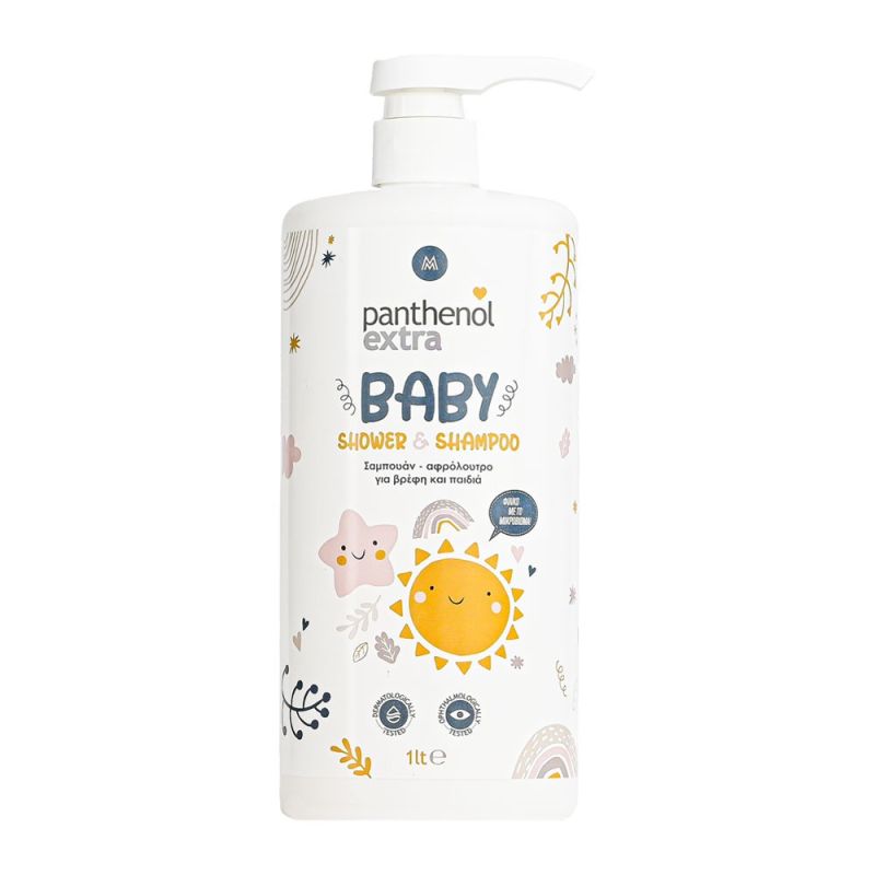 Panthenol Extra Baby Shower & Shampoo 1lt