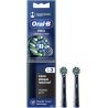 Oral-B Cross Action Ανταλλακτικές Κεφαλές για Ηλεκτρική Οδοντόβουρτσα σε μαύρο χρώμα 2τμχ