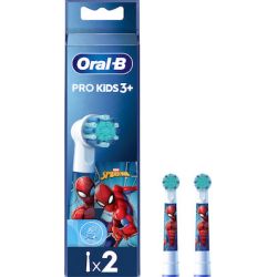 Oral-B Ανταλλακτικό για Ηλεκτρική Οδοντόβουρτσα Spiderman για 3m+ετων 2τμχ