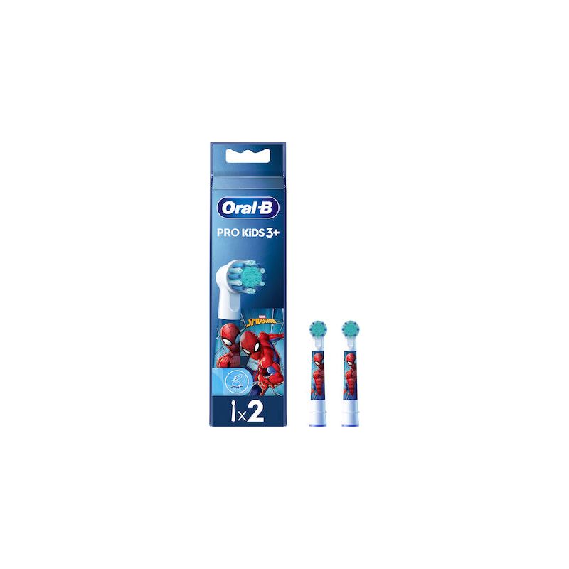 Oral-B Ανταλλακτικό για Ηλεκτρική Οδοντόβουρτσα Spiderman για 3m+ετων 2τμχ