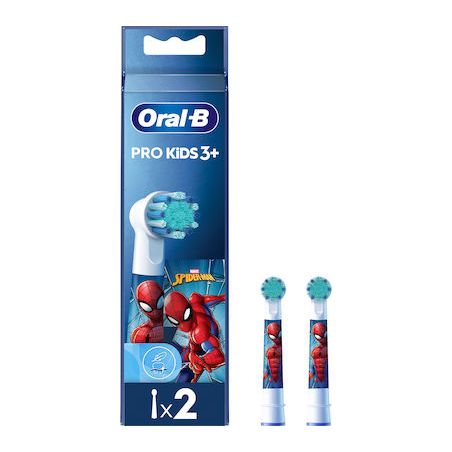 Oral-B Ανταλλακτικό για Ηλεκτρική Οδοντόβουρτσα Spiderman για 3m+ετων 2τμχ