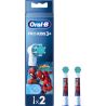 Oral-B Ανταλλακτικό για Ηλεκτρική Οδοντόβουρτσα Spiderman για 3m+ετων 2τμχ