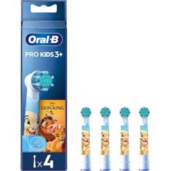 Oral-B Βασιλιάς Των Λιονταριών Ανταλλακτικές Κεφαλές Ηλεκτρικής Οδοντόβουρτσας για 3m+ 4τμχ