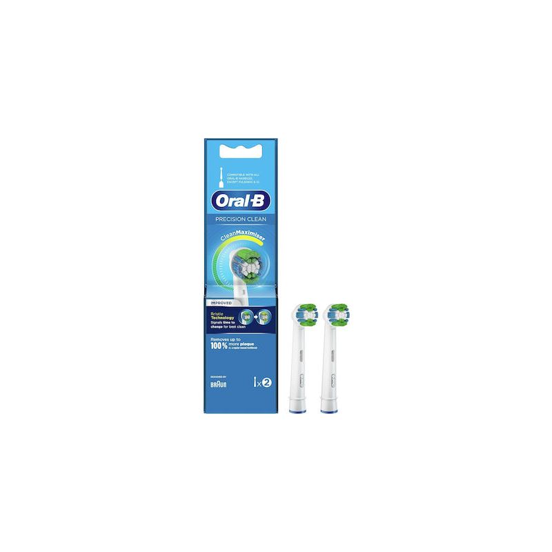 Oral-B Ανταλλακτικές Κεφαλές για Ηλεκτρική Οδοντόβουρτσα σε άσπρο χρώμα2τμχ