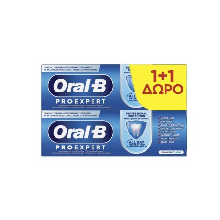 Oral-B Pro Expert Professional Protection 24h Ολοκληρωμένη Προστασία 2x75ml