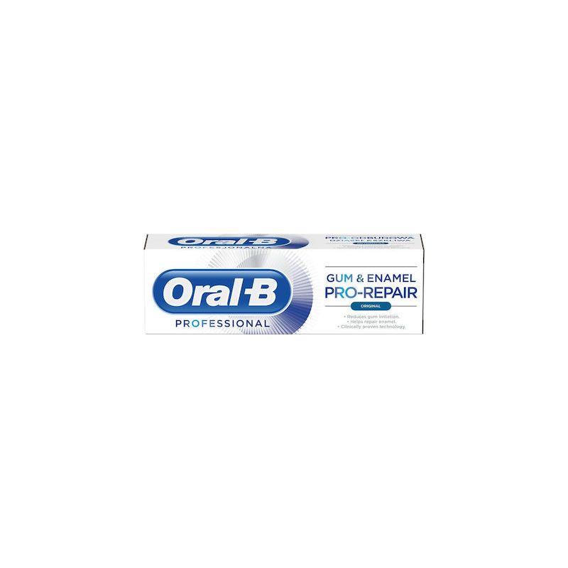 Oral-B Gum & Enamel Original Οδοντόκρεμα κατά της Πλάκας 75ml