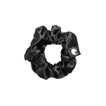 Bloom Moon Μεταξωτό Scrunchie Medium Μαύρο 1τμχ