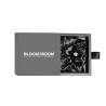 Bloom Moon Μεταξωτό Scrunchie Medium Ανθρακί 1 τμχ