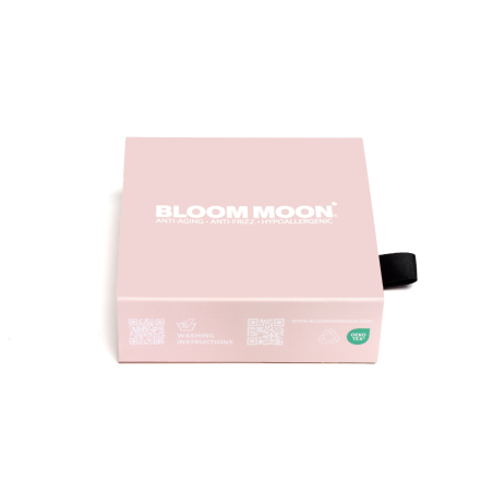 Bloom Moon Μεταξωτό Scrunchie Medium Ροζ 1τμχ