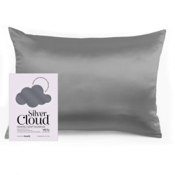 Silver Cloud Satin+ Pillowcase εμποτισμένη με ιόντα αργύρου - Charcoal 1τμχ