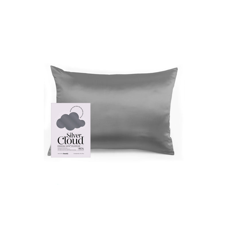 Silver Cloud Satin+ Pillowcase εμποτισμένη με ιόντα αργύρου - Charcoal 1τμχ