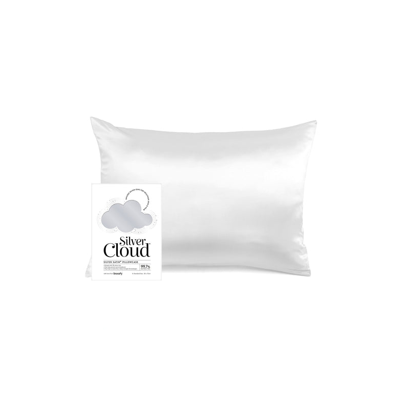 Silver Cloud Satin+ Pillowcase εμποτισμένη με ιόντα αργύρου - Silver 1τμχ