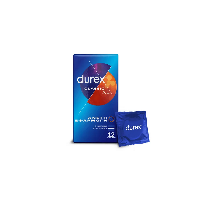 Durex Classic ΧL Άνετη Εφαρμογή 12τμχ