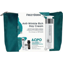 Frezyderm Promo Anti-Wrinkle Rich Day Cream 50ml+Anti-Wrinkle Rich Night Cream 15ml+Eye Cream 5ml+Velvet Colors Medium 2ml