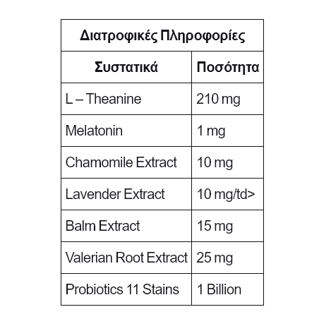 Bio Tonics L-theanine Melatonin Chamomile Extract 271mg