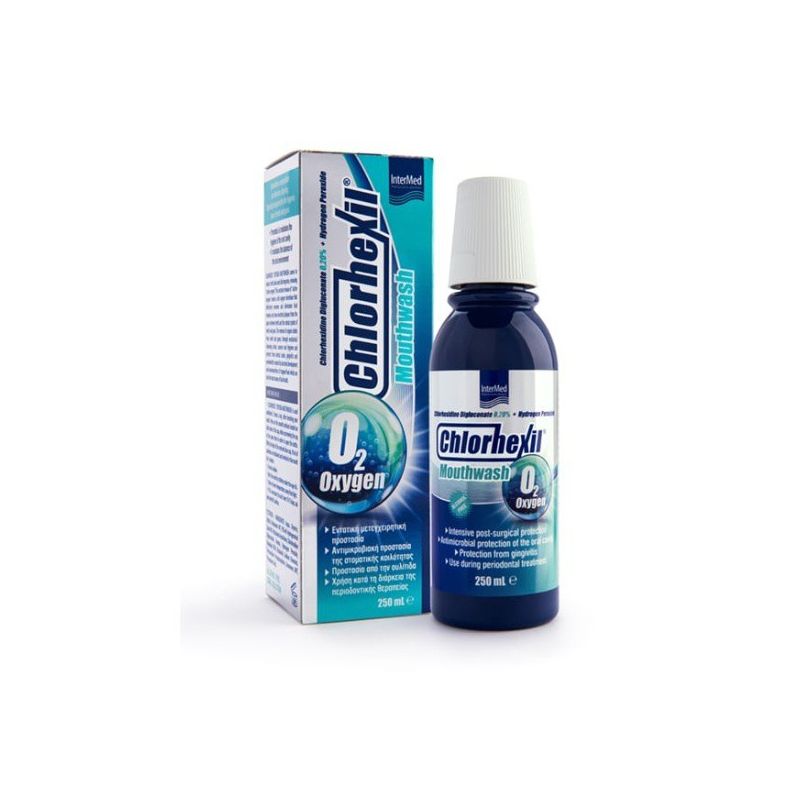 Intermed Chlorhexil Oxygen Mouthwash Στοματικό Διάλυμα 250ml