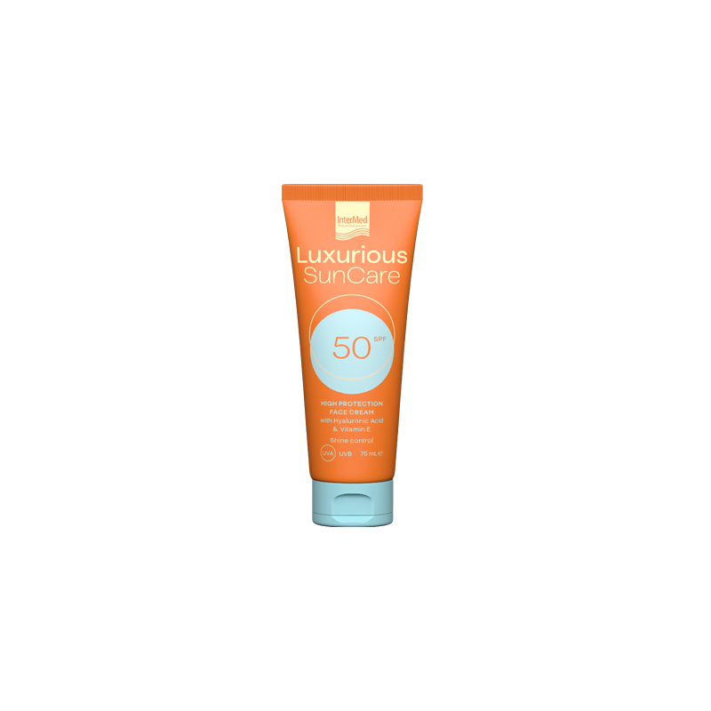 Intermed Luxurious Sun Care Face Cream SPF50 Αντηλιακή κρέμα προσώπου 75ml