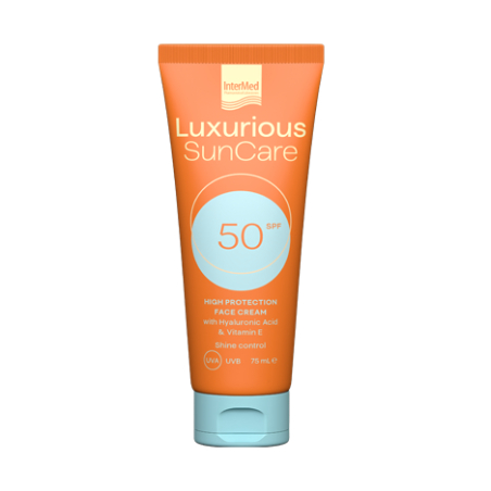 Intermed Luxurious Sun Care Face Cream SPF50 Αντηλιακή κρέμα προσώπου 75ml