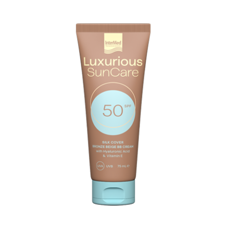 Intermed Luxurious Sun Care SPF50 Silk Cover Bronze With Hyaluronic Acid 75ml