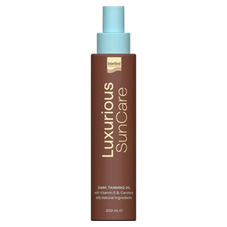 Intermed Luxurious Sun Care Dark Tanning Oil Ξηρό Λάδι για Γρήγορο & Έντονο Μαύρισμα 200ml