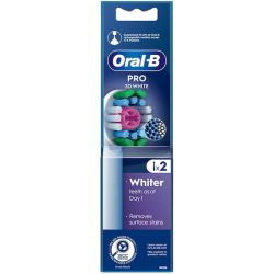 Oral-B Pro 3d Ανταλλακτικές Κεφαλές για Ηλεκτρική Οδοντόβουρτσα 2τμχ