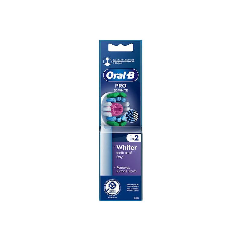 Oral-B Pro 3d Ανταλλακτικές Κεφαλές για Ηλεκτρική Οδοντόβουρτσα 2τμχ