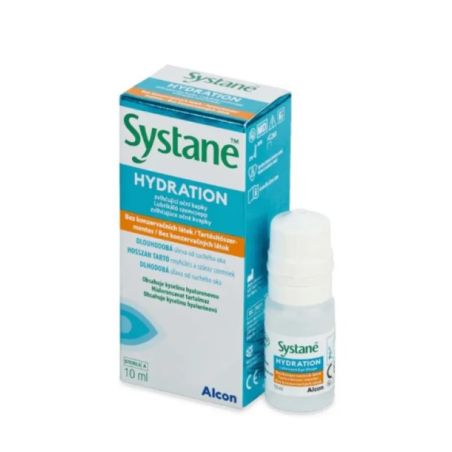 Alcon Systane Hydration Λιπαντικές Οφθαλμικές Σταγόνες με Υαλουρονικό Οξύ 10ml