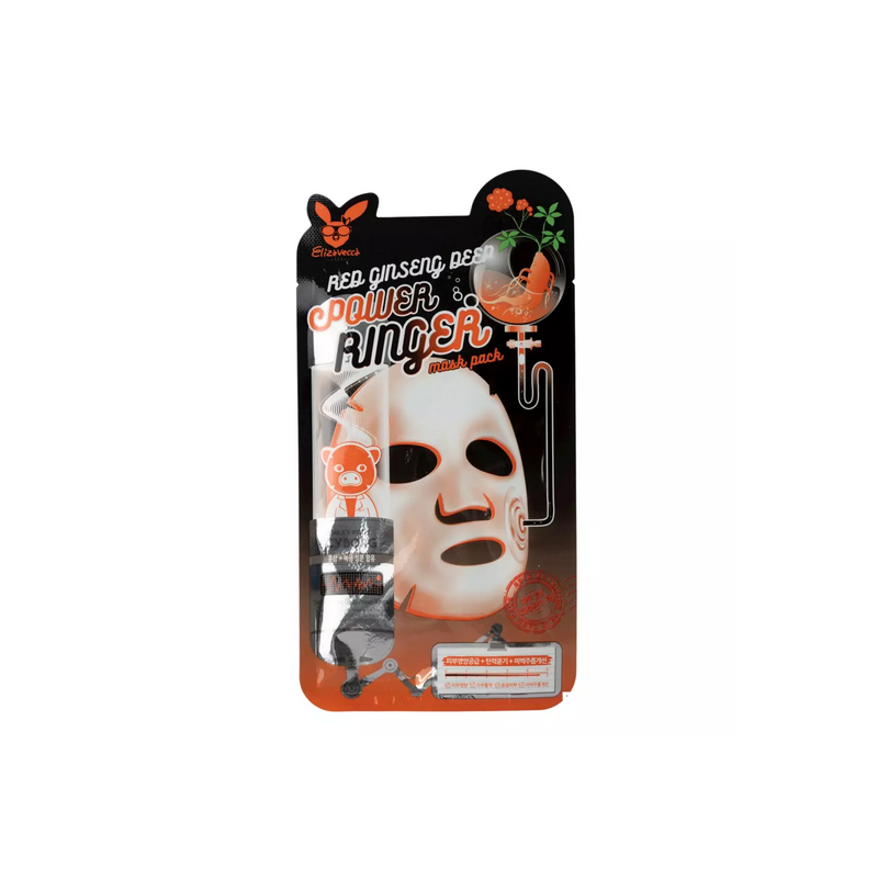 Elizavecca Red Ginseng Deep Power Ringer Mask in Sheet 1τμχ