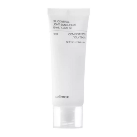 Celimax Oil Control Light Sunscreen SPF50+ PA++++ Sebum Regulating Cream with Filter 40ml