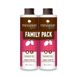 Messinian Spa Family Pack Αφρόλουτρο Ρόδι & Μέλι 2Χ300ml