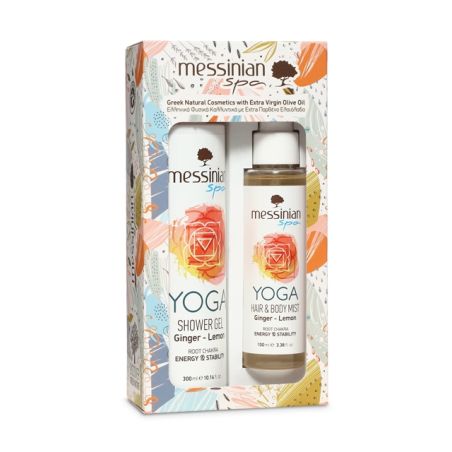 Messinian Spa YOGA Ginger & Lemon (Αφρόλουτρο 300ml + Hair & Body Mist 100ml)