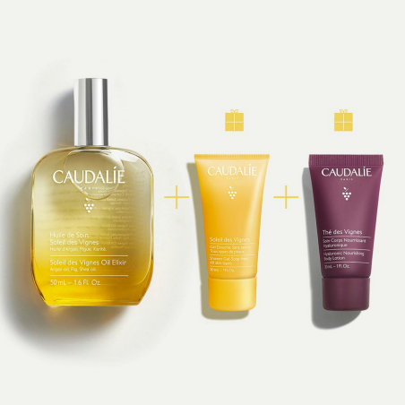 Caudalie Soleil des Vignes Oil Elixir Gift Set (Oil Elixir 50 ml +Shower Gel 30 ml (δώρο)+Body Lotion 30 ml (δώρο))