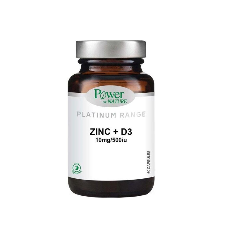 Power of Nature Platinum Range Zinc Plus D3 30 Κάψουλεσ