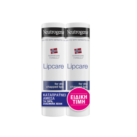 Neutrogena Promo Lipcare Ενυδατικό Στικ Χειλιών 2x4.8g