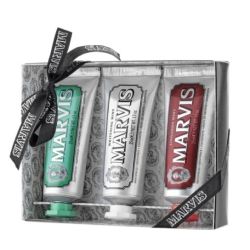 Marvis 3 Flavours Travel Set Toothpaste Οδοντόκρεμες σε 3 Γεύσεις 3x25ml