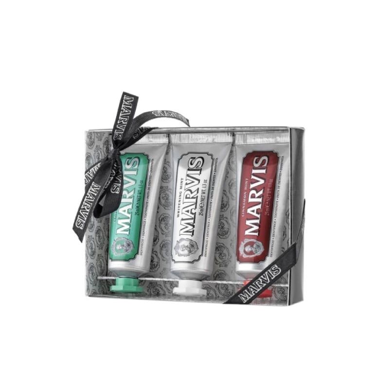 Marvis 3 Flavours Travel Set Toothpaste Οδοντόκρεμες σε 3 Γεύσεις 3x25ml